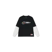 AND1 Majica mešane barve / črna / bela