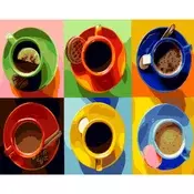 Slika po brojevima Pop-art kafa, 40x50 cm