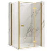 Tuš kabina Rea Atlas 100x100 Brush Gold