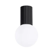 Sollux SL.1713 - Stropna svetiljka za kupatilo HALO 1xG9/8W/230V IP44 crna
