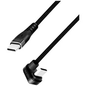 LOGILINK Kabel USB 2.0 Type-C\, C/M 180° na USB-C/M\, aluminij\, črn\, 2 m LogiLink USB kabel USB 2.0 USB-C® vtič 2.00 m črna CU0191, (20449894)
