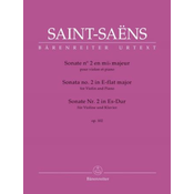 SAINT-SAENS:SONATA NO.2 ES-DUR OP.102 VIOLIN AND PIANO