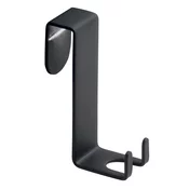 Kljuka za tuš vrata THOR za ščetko za tuširanje, črna mat - Črna - 21x70x46 mm - Gedy - 24 - Iz nerjavečega jekla - 21 - 70 - 46 - 14