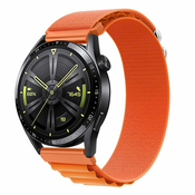 BStrap Nylon Loop pašček za Samsung Galaxy Watch 3 45mm, orange