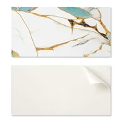 shumee Samolepilna vinilna tiskana plošča 120x60 cm Eleganten marmorni vzorec z žilami