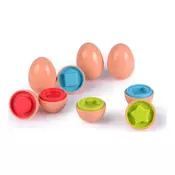 Infunbebe igracka za bebe 6 shape sorter eggs ( PLE12-6 )
