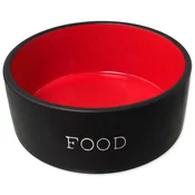 Dog Fantasy MIŠKA DOG FANTASY keramická černo-červená FOOD 16 x 6,5 cm 850 ml