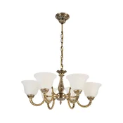 Brilagi - Lestenec na verigi CLASSIC 6xE14/10W/230V medenina