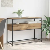 Konzolna stolica s ladicama Umjetnicki hrast 100 x 40 x 75 cm