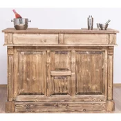 Casa Padrino country house style bar counter brown 180cm counter