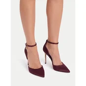 Čevlji z visoko peto Nine West CEO-CWBFS255 Bordo rdeča
