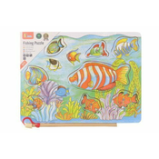 Viga Leseni magnet za sestavljanke Fish Magnet