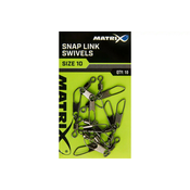 Vrtljivke s Sponko Matrix Snap Link Swivels Št:12-16/10pcs