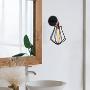 Opviq Zidna lampa E27 Socket, Crno-Bronzana