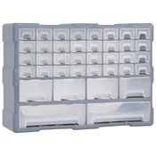 vidaXL Organizator s 40 predali 52x16x37,5 cm