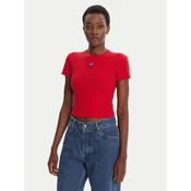 HUGO Majica Baby 50510749 Rdeča Slim Fit