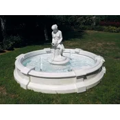 Casa Padrino baroque garden fountain white A� 234 x H. 115 cm - Made in Italy