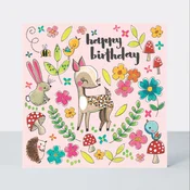 Rachel Ellen Cestitka Birthday woodland friends