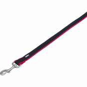 Nobby Najlonski mrežni povodec Preno 120cm x 15-20mm rdeč