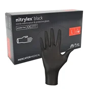 Mercator medical jednokratne rukavice od nitrila nitrylex black velicina l ( rd301040l )