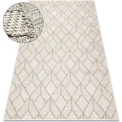 Rugsx Preproga JERSEY 19231 bež - Geometrična struktur 200x290 cm Bež