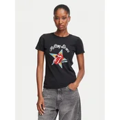 Guess Jeans Majica W6BI16 K5697 Črna Regular Fit