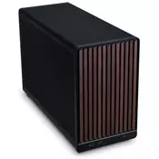 LIAN LI ohišje DAN Cases A3 Wood (Mesh, Micro-ATX), črno