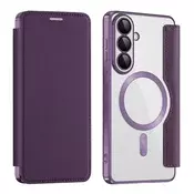 Etui SmartMag Book z Magsafe tehnologijo in RFID denarnico za Samsung Galaxy S26 - purple