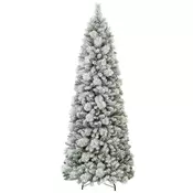Northix 210 cm Umetno božično drevo z LED lučkami, raztegljiva oblika
