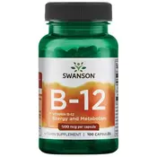 Vitamin B12, 500mcg - 100 kapsul