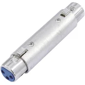 Omnitronic Omnitronic 30226572 XLR adapter [1x XLR vtičnica 3-polna - 1x XLR vtičnica 3-polna], (20428106)