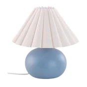 Bela/modra keramična namizna svetilka (višina 34 cm) Crasso – Jotex