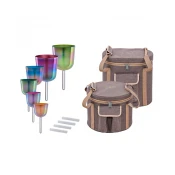 Kristalna pojoča posoda SET 6 kos. Essence Solfeggio ESOLCSBSET Meinl