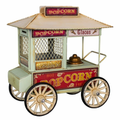 Metalni mali ukras Popcorn Cart - Antic Line