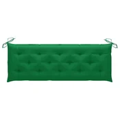 Jastuk za vrtnu klupu zeleni 150 x 50 x 7 cm od tkanine Oxford