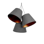 Luster AMBROSIA na sajli 3xE27/60W/230V