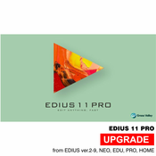 Grass Valley EDIUS 11 Pro Jump Upgrade (from EDIUS 2-9, EDIUS Neo, EDIUS EDU, EDIUS Pro Home Edition)