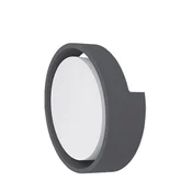 Braytron Zidna baštenska svetiljka BRY-D-OKRUGLA-SIVA-12W-4000K-IP65