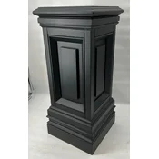 Casa Padrino luxury mahogany decorative column 33 x 33 x H. 80 cm - Square solid wood column - Plant column - Living room decorative column - Hotel decorative column - Luxury furniture