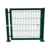 OGRAJNA VRATA M 120x100cm S KLJUČAVNICO, ZELENA | Topdom