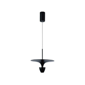 LED luster na sajli LED/9W/230V 3000K, crne boje