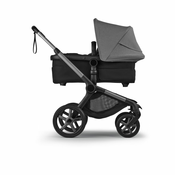 Bugaboo - voziček Fox 5 Renew GRAPHITE/HERITAGE BLACK - MOON GREY