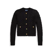 Polo Ralph Lauren Pletena jopa zlata/črna
