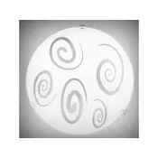 Rabalux Spiral plafonjera D25 E27 60W bela