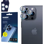 Zaščitno kaljeno steklo HARDY Lens Protection Pro kaljeno zaščitno steklo za kamero Apple iPhone 15 Pro