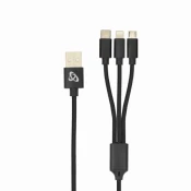 S BOX Kabl za punjenje 3 u 1 USB 2.0