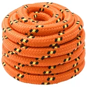 vidaXL Večnamenska uporabna vrv 60 mm 5 m Oranžna PP