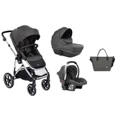Kikka Boo Kolica Thea 3in1 set sa auto sedištem i tvrdom korpom Dark Grey