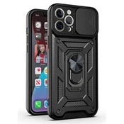 Ovitek Defender Slide Xiaomi Redmi Note 15 Pro 4G - črn