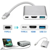 3u1 USB Hub - HDMI, USB 3.0 i Type-C